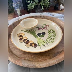 Vintage Relish/Vegetable/Dip Tray